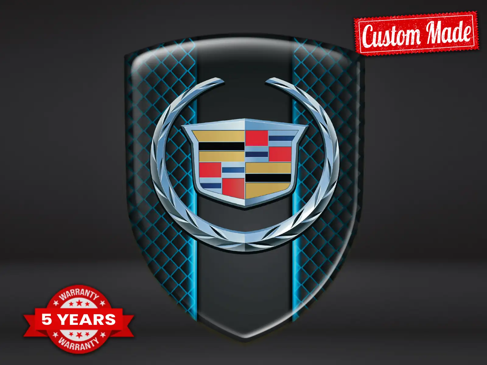 Cadillac Domed-Emblem Stilvoll Stylisch Pro ST